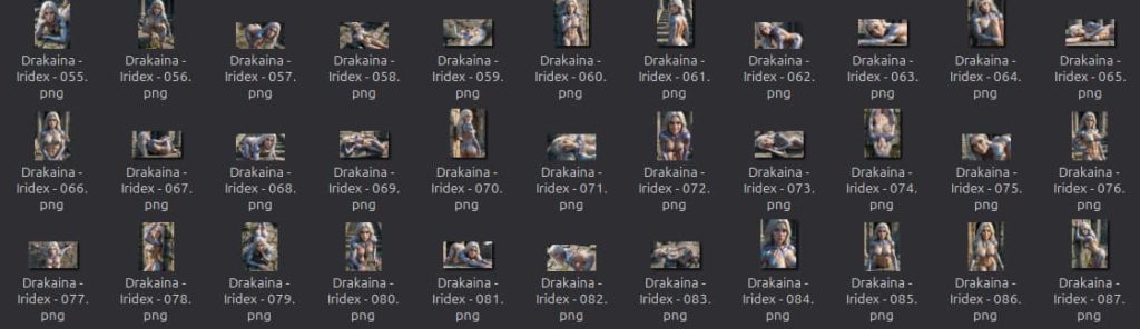 Drakaina Iridex – AI fantasy heroine of light