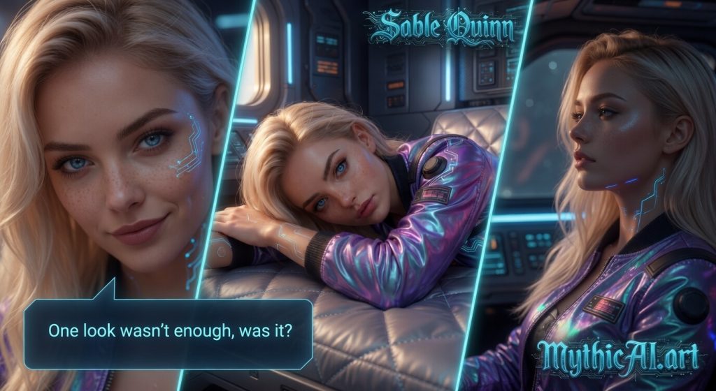 Sable Quinn – AI sci-fi space pilot